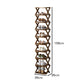👞 Foldable Bamboo Shoe Rack: No Assembly, 5-Second Setup, 2-10 Tiers, Space-Saving