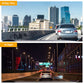 🚗 Triple Camera Dash Cam: 1080P Full HD, Front/Interior/Rear, Night Vision, G-Sensor, Parking Mode