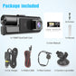 🚗 Triple Camera Dash Cam: 1080P Full HD, Front/Interior/Rear, Night Vision, G-Sensor, Parking Mode
