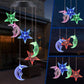 🦋 Solar-Powered Butterfly Wind Chime Lights: 7 Color-Changing LEDs, 600mAh Battery, 6-8H Glow for Garden & Patio