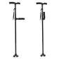 🦯 Dual-Handle Folding Walking Stick: 3-LED Light, Pivoting Base, Adjustable