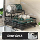 🧺 Two-Tier Dish Rack for Kitchen