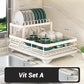 🧺 Two-Tier Dish Rack for Kitchen