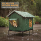 🐈 All-Weather Elevated Outdoor Cat House – Waterproof, Insulated, Foldable 🌧️
