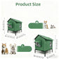 🐈 All-Weather Elevated Outdoor Cat House – Waterproof, Insulated, Foldable 🌧️