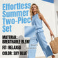 🔥2026 New Arrivals Special Offer-Women's Sleeveless Smocked Neck Top & Pants Set ✈️ Free Shipping