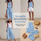 🔥2026 New Arrivals Special Offer-Women's Sleeveless Smocked Neck Top & Pants Set ✈️ Free Shipping