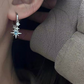 Celestial Star Dangle Hoop Earrings