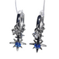 Celestial Star Dangle Hoop Earrings