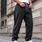 🥳2026 HOT SALE🥳 Men's Plus Size Plaid Drawstring Trousers🔥🔥
