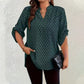 🥳50% OFF !!🥳 Women's Geometric Print V-Neck Blouse 💞