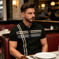 🥳2026 HOT SALE🥳 Men's Breathable Striped Polo Shirt - Casual Short Sleeve with Collar