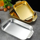 🔥 304 stainless steel food-grade plates！Say goodbye to ceramic plates!