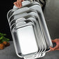 🔥 304 stainless steel food-grade plates！Say goodbye to ceramic plates!