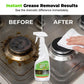🍑 Heavy-Duty Kitchen Degreaser Spray: Fast-Acting Grease Melter, Peach Scent, 500ml, Perfect for Range Hoods & Stoves