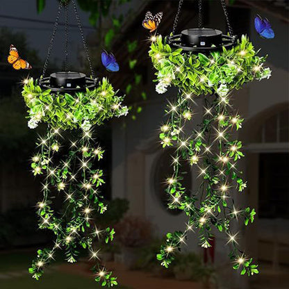 🥳 HOT SALE🥳 Solar-Powered Hanging Milan Grass Light