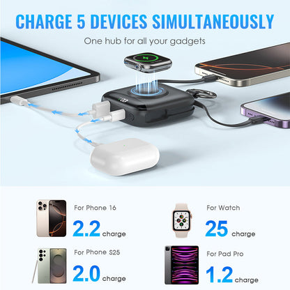 🔋No range anxiety 🔋 Portable Magnetic Fast Charging Power Bank!