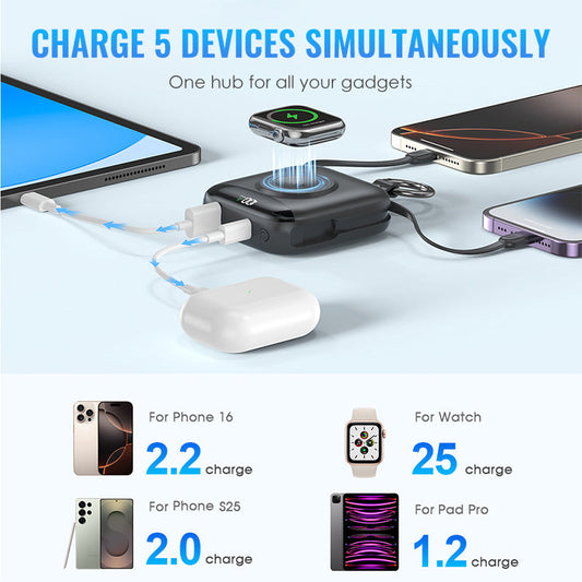 🔋No range anxiety 🔋 Portable Magnetic Fast Charging Power Bank!