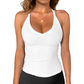 🔥Summer sale now on 🔥50% OFF! 🚀 Women's Ribbed V-Neck Tank Top！！