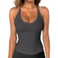 🔥Summer sale now on 🔥50% OFF! 🚀 Women's Ribbed V-Neck Tank Top！！