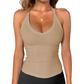 🔥Summer sale now on 🔥50% OFF! 🚀 Women's Ribbed V-Neck Tank Top！！