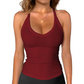 🔥Summer sale now on 🔥50% OFF! 🚀 Women's Ribbed V-Neck Tank Top！！