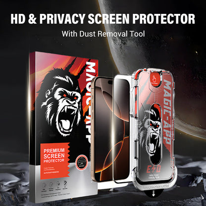 🥳2026 HOT SALE🥳 HD & Privacy Screen Protector with Dust Removal Tool