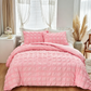 🥳2026 HOT SALE🥳 3-Piece Pintuck Textured Duvet Cover Set