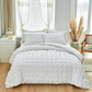 🥳2026 HOT SALE🥳 3-Piece Pintuck Textured Duvet Cover Set