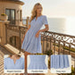 🥳2026 HOT SALE🥳Women's Short Sleeve Tiered Mini Dress