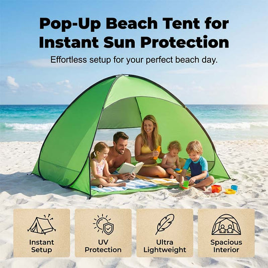 🔥Summer sale now on🔥 Automatic Pop-Up Beach Tent ！