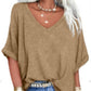 Women's Casual Loose V-Neck Top