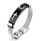 🥳 50% OFF! 🥳 Men's Stainless Steel Cross Bracelet & Perfect for daily wear or spiritual style🔥