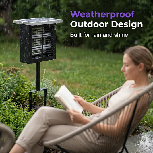 ⏰Huge discounts⏰ Solar-Powered Outdoor Bug Zapper