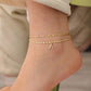 🥳 54% OFF! 🥳Layered Gold Ankle Bracelet for Women