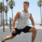 🥳 50% OFF! 🥳 Men's Athletic Sleeveless Hoodie & Shorts Set !
