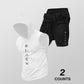🥳 50% OFF! 🥳 Men's Athletic Sleeveless Hoodie & Shorts Set !