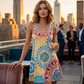 🥳 50% OFF! 🥳 Casual Sleeveless A-Line Printed Summer Dress ！