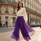 🔥Summer Bestseller🔥 Women's Asymmetrical Chiffon Wide-Leg Pants