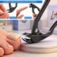 Stainless Steel Curved Nail Clipper – Ergonomic & Easy for Seniors
