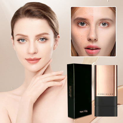 Natural Matte Finish Foundation Stick with Brush & Travel / office touch-up