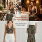 🔥Summer Bestseller🔥 Bohemian Floral Print Halter and Maxi Skirt Co-ord Set