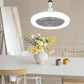 💡LED Ceiling Fans with Remote Control & Three-Colour Dimming | Three Speed Settings | Quiet Motor