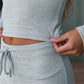🥳2026 HOT SALE🥳  Women's Casual Top & Pants 2-Piece Set | Fitted cropped top + straight-leg trousers👖