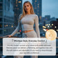 🥳2026 HOT SALE🥳  Women's Casual Top & Pants 2-Piece Set | Fitted cropped top + straight-leg trousers👖