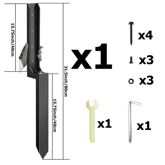 🔥 50K+ SOLD! 🔥Heavy-Duty Fence Post Repair Kit