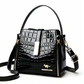 🥳2026 HOT SALE🥳 Glossy Crocodile Pattern Women's Handbag & 🔥50% OFF! 🔥