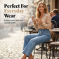 🥳2026 HOT SALE🥳 Women's Casual Wide-Leg Jeans with Patch Pockets & ☀️Summer Specials☀️