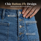 🥳2026 HOT SALE🥳 Women's Casual Wide-Leg Jeans with Patch Pockets & ☀️Summer Specials☀️