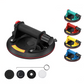 8-Inch Glass Vacuum Suction Cup with Pressure Gauge